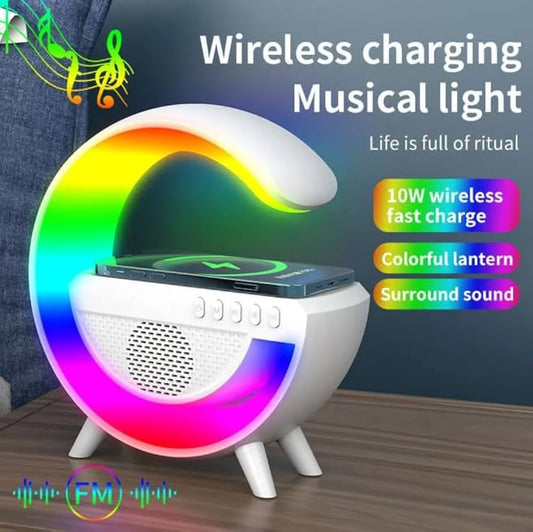 G-Shape RGB LED Lamp – Smart led Wireless Charging ✨