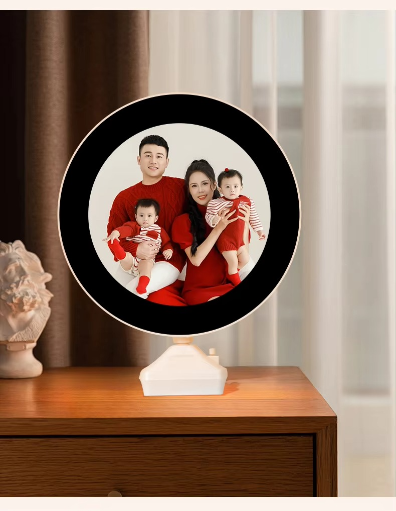 Customize Photo lamp Mirror Frame