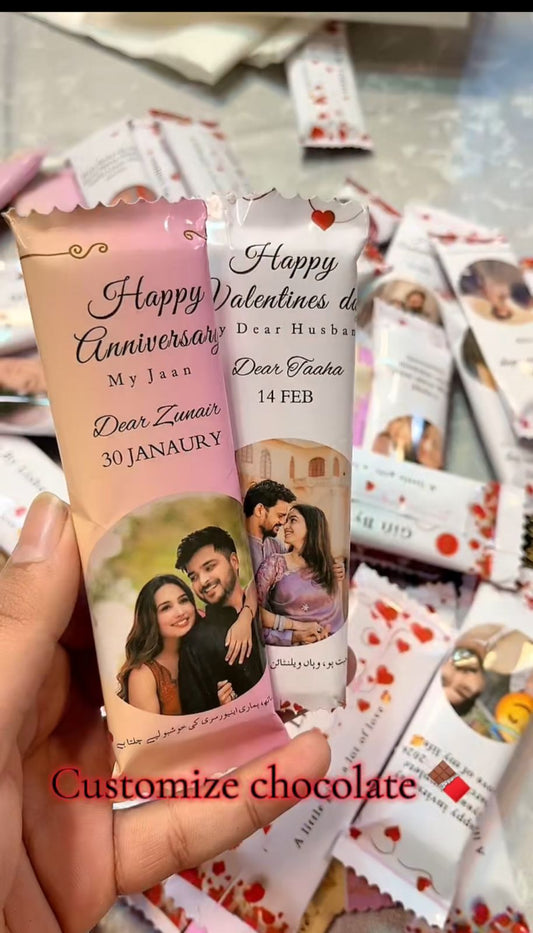 10 Pc Customize Chocolate
