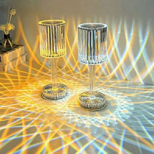 Led Crystal Table Lamp Touch Remote Control