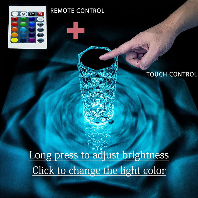 16 Colors Rgb crytal Lamp