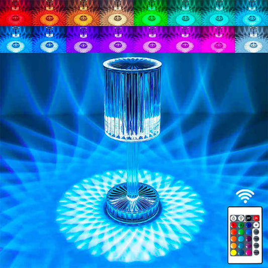 16 Colors RGB Diamond Crytal Light Lamp
